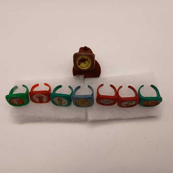 50's Kellogs cereal premium Tom Corbett space rings 8