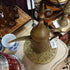 Arabic Dallah Brass Coffee Pot w/ Brass Tray