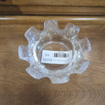 Lalique Cherub Glass Tray