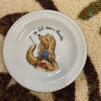 7 Hearts Dog Plate