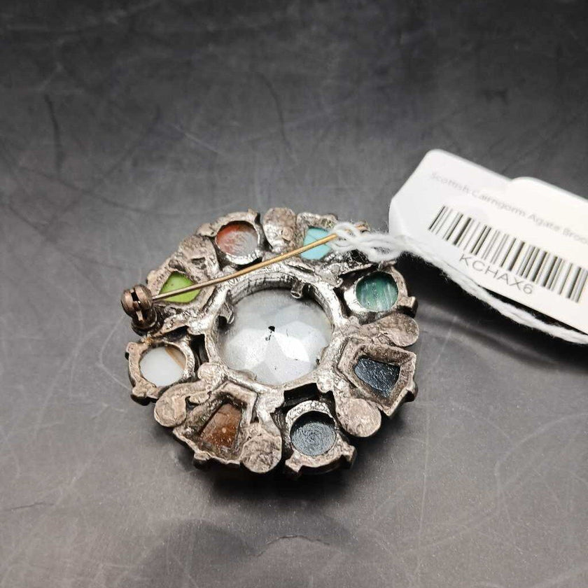 Scottish Cairngorm Agate Brooch