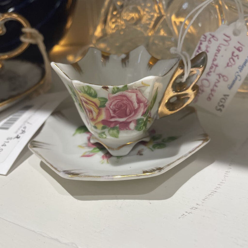 1950s Enesco Mini Teacup & Saucer