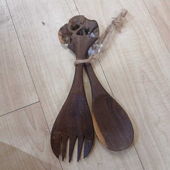 Malawi, Africa, Spoon & Fork Set