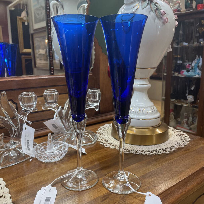 Lenox Blue Flutes 1 of 2