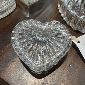 Lead Crystal Heart Box