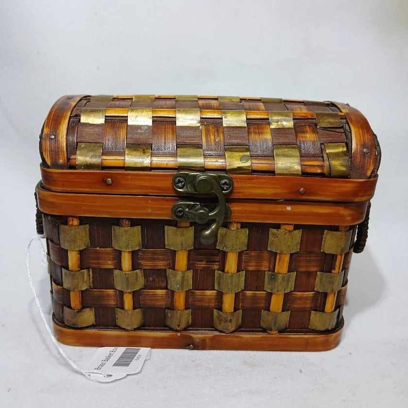 Brass Basket Box