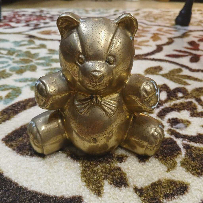 Brass Teddy Bear