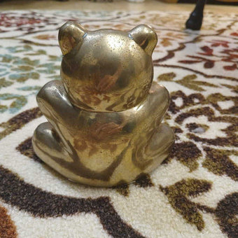 Brass Teddy Bear