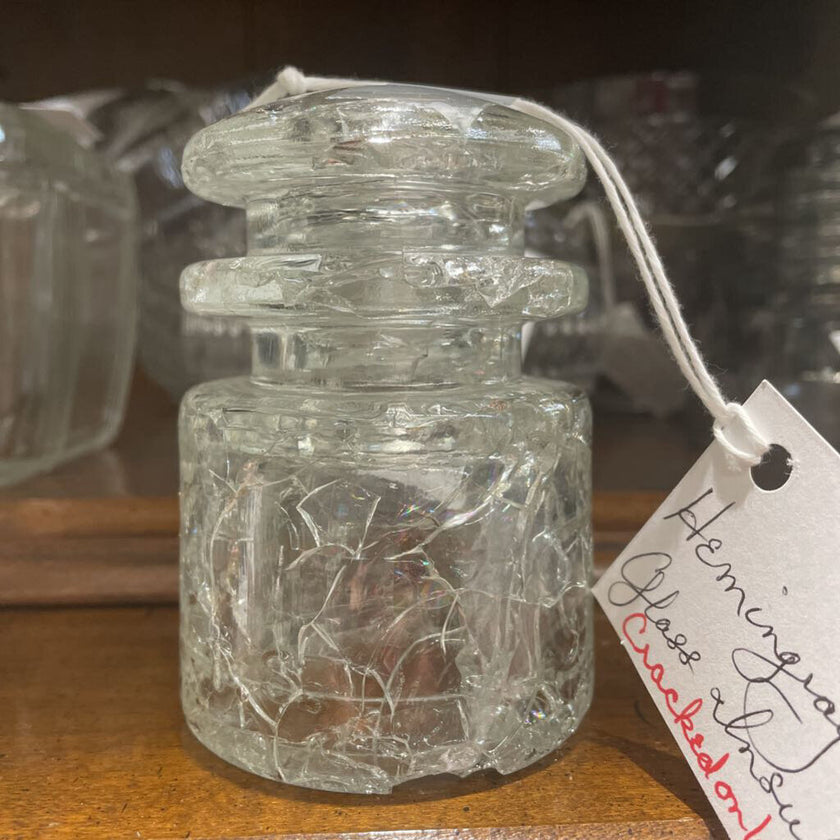 Crackle Glass Insulator