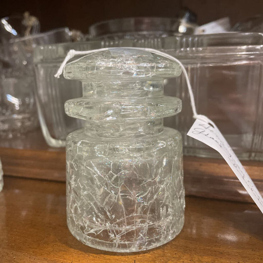 Crackle Glass Insulator