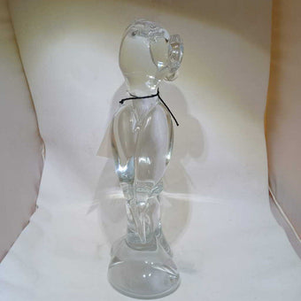 Clear Glass Owl