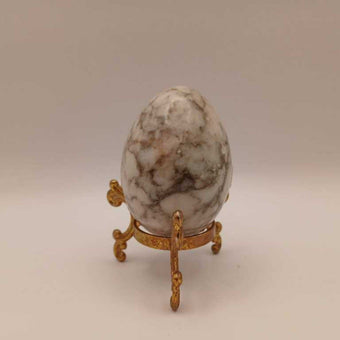 Marble Egg w/ Stand