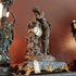 French Bronze & Marble Time & Strike Statue