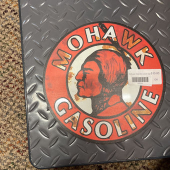 Mohawk Gasoline round sign