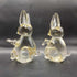 Bunny Glass Paperweights