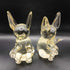 Bunny Glass Paperweights