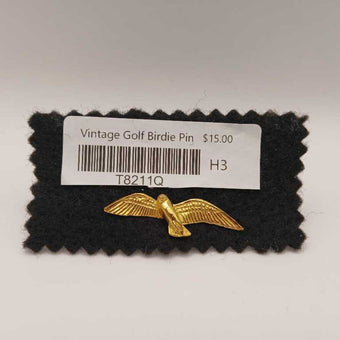 Vintage Golf Birdie Pin