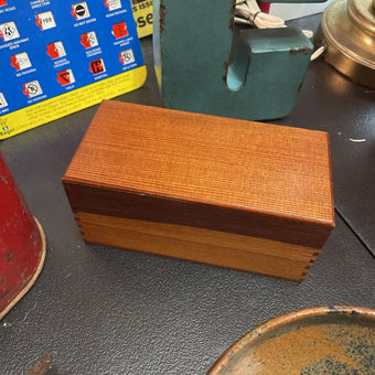 Dove tailed wood box