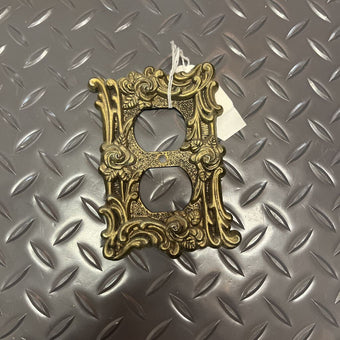 Brass Receptacle Cover Plate