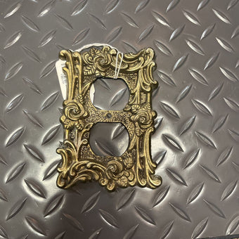 Brass Receptacle Cover Plate