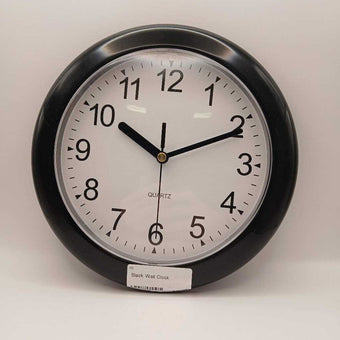 Black Wall Clock