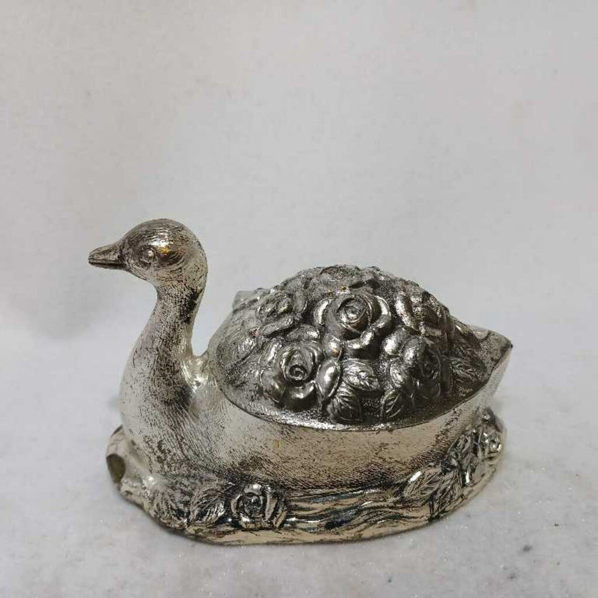 Silver Swan Trinket Box