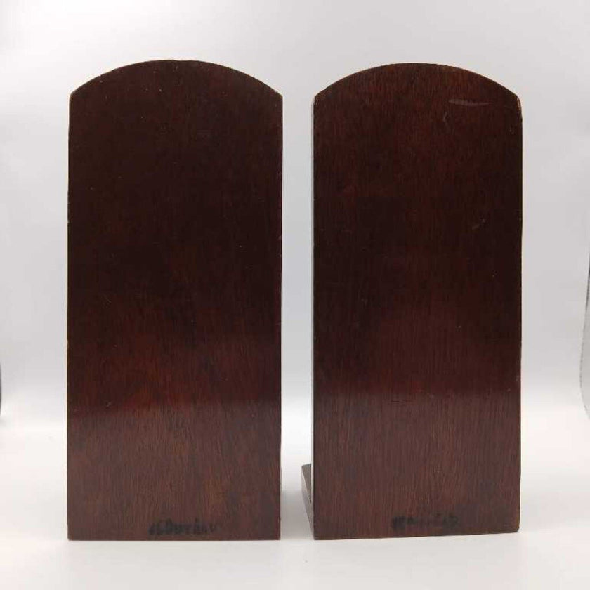 Native American Wooden Bookends