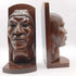 Native American Wooden Bookends