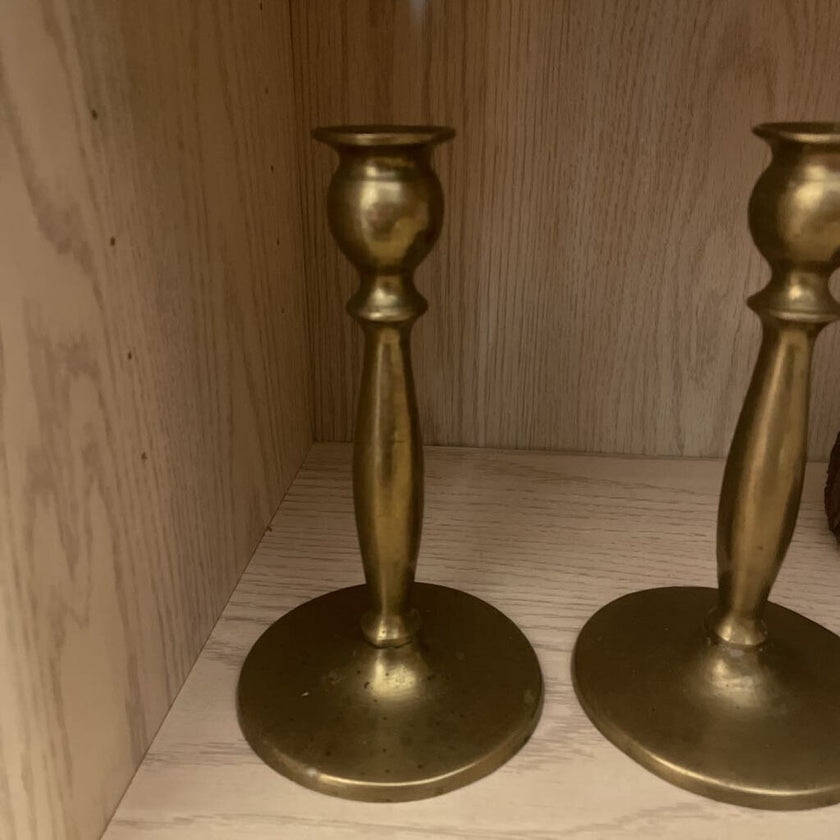 Heavy Brass Candleholder