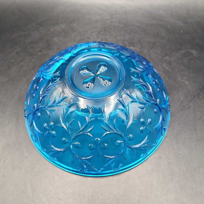 Blue Glass Trinket Dish
