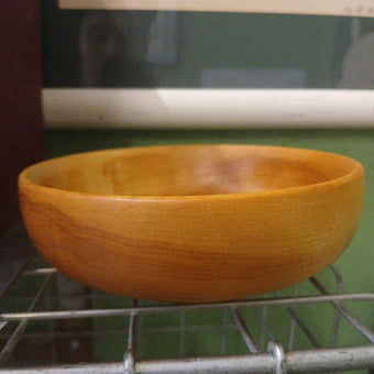 Wolverine wooden bowl