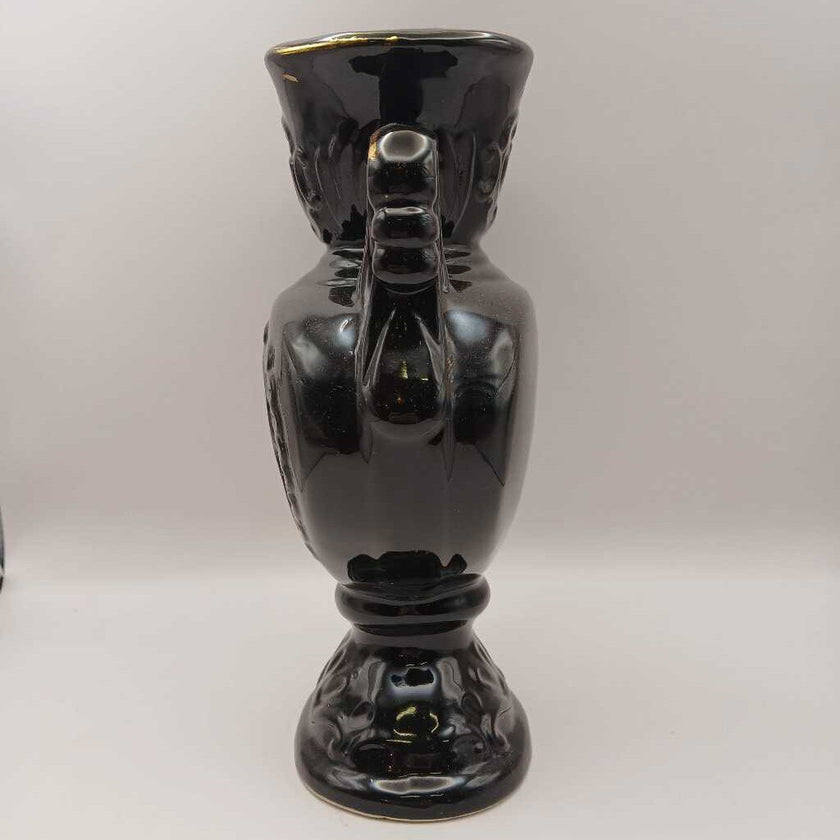 Black Floral Vase