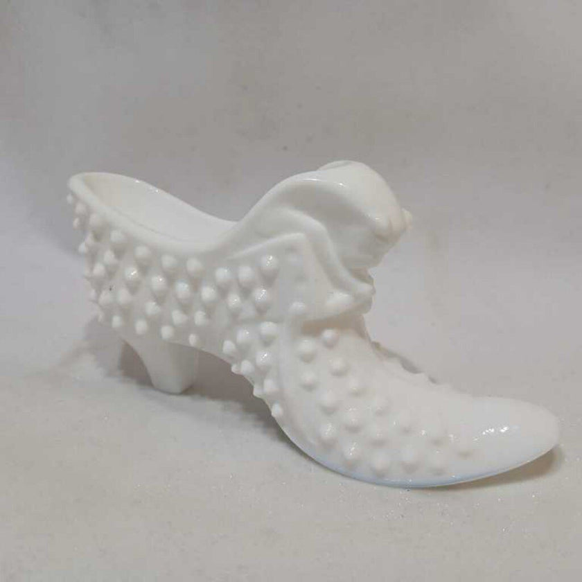 Hobnail Glass Shoe