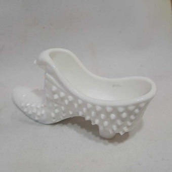 Hobnail Glass Shoe