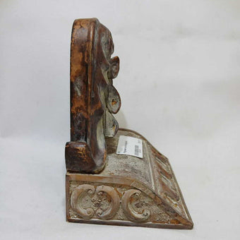 Vintage Iron Scroll Bookend