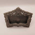 Floral Pewter Business Card Holder