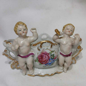 Vintage Bowl with Cherubs