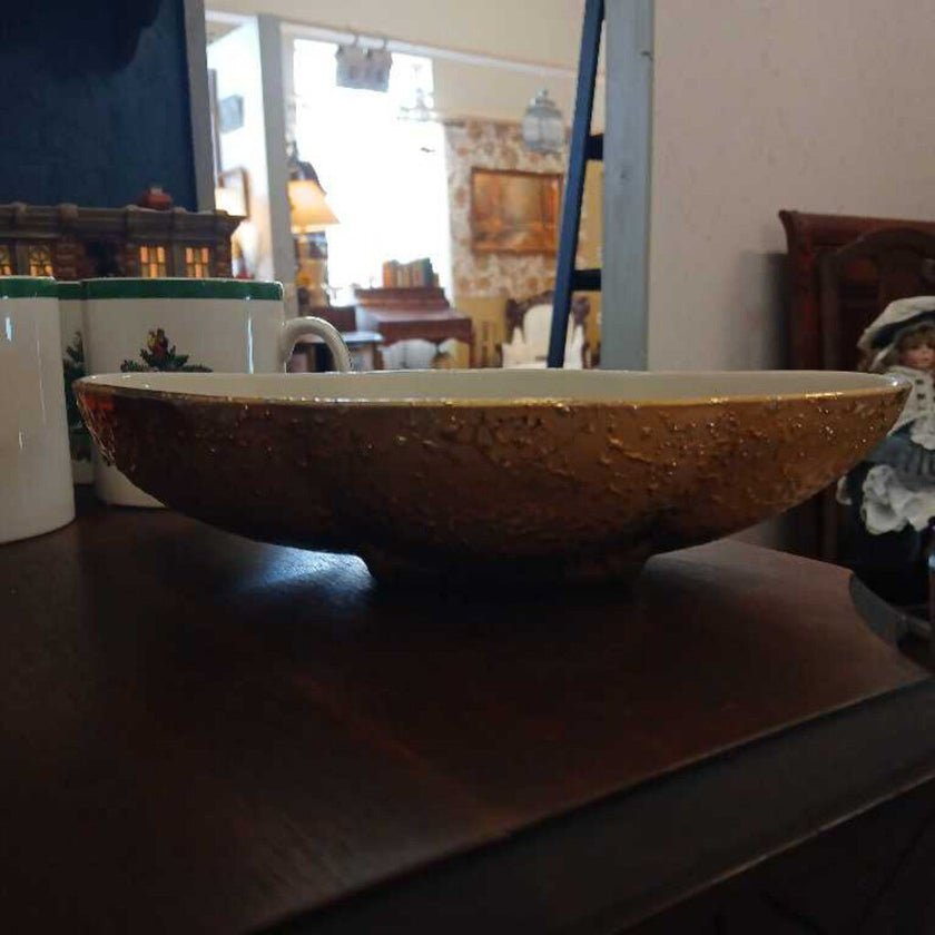 22kt Weeping Bright Gold Dish