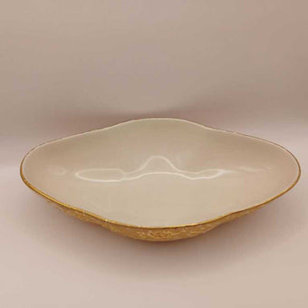 22kt Weeping Bright Gold Dish