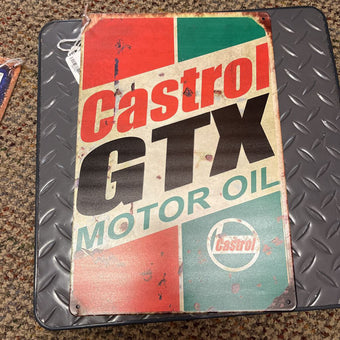 Castrol GTX Motor oil sign