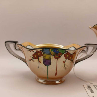 Hand Painted Surgar & Creamer Set: 2/2