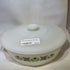 Fire king casserole dish w/lid