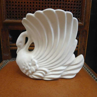 White swan vase