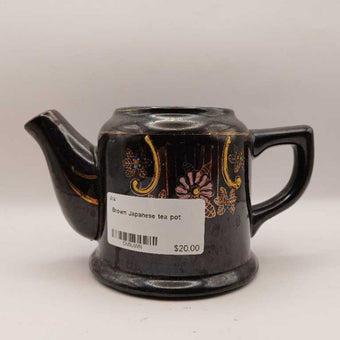 Brown Japanese Tea Pot