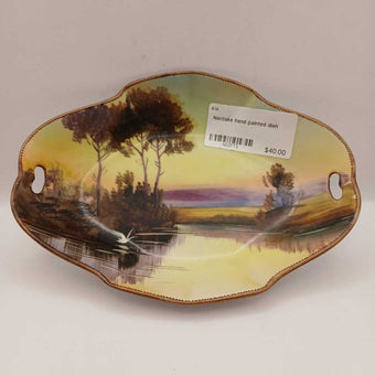 Noritake hand painted dish