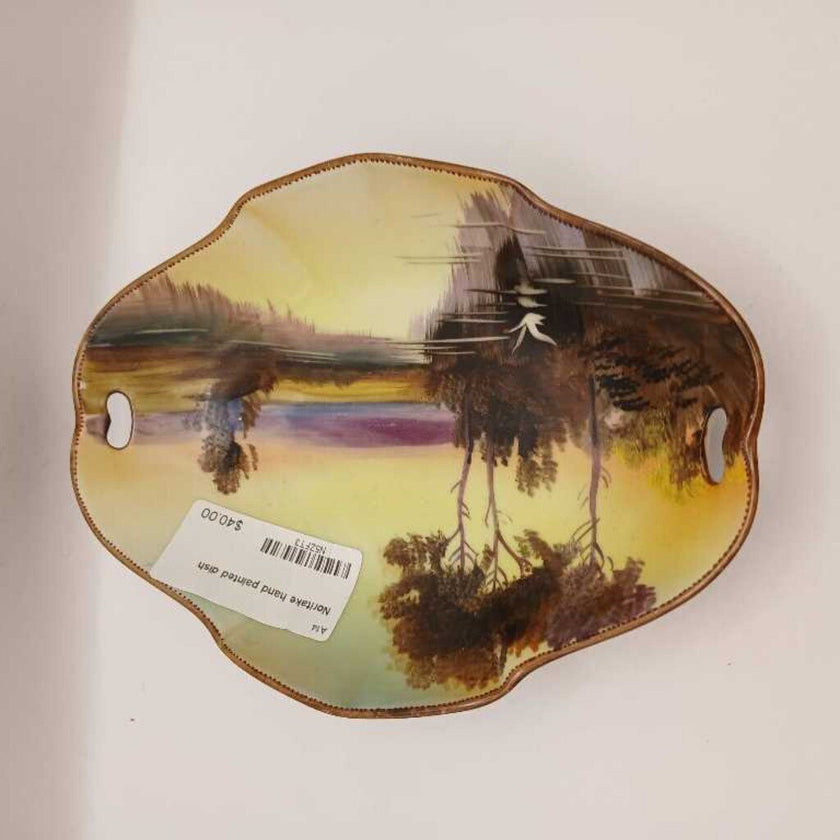 Noritake hand painted dish