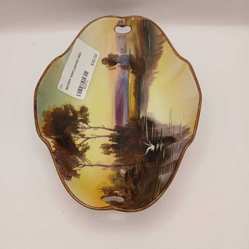 Noritake hand painted dish