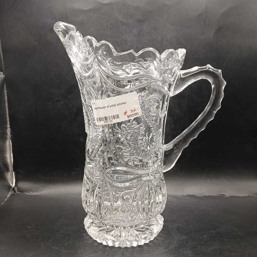 Hoffbauer crystal pitcher