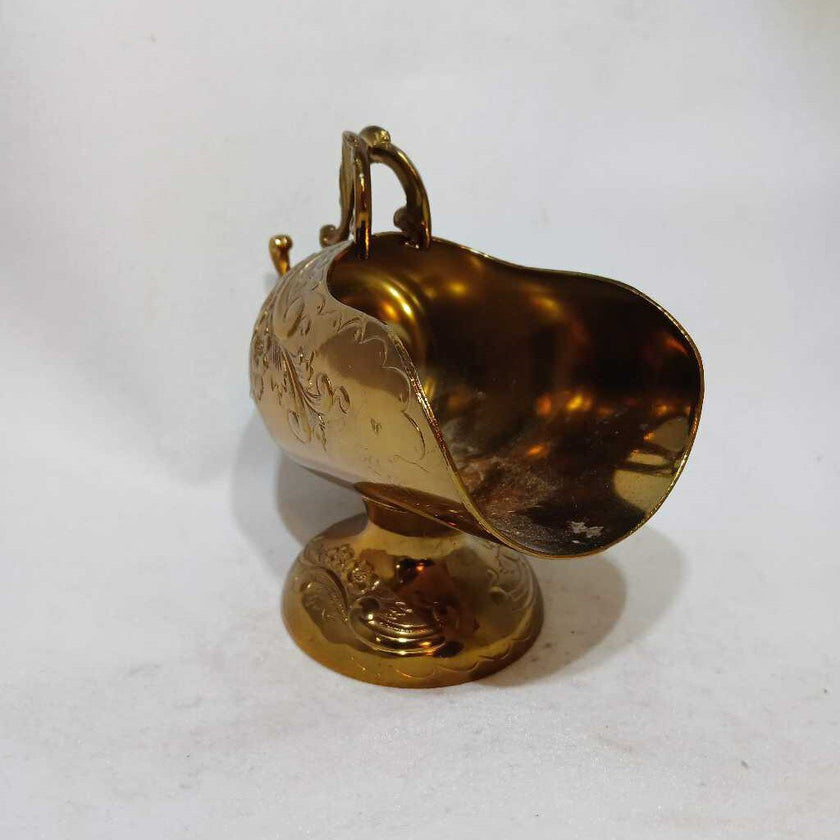 Ornate Gold Sugar Mini Scuttle w/Scoop