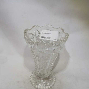 Cut Crystal Vase